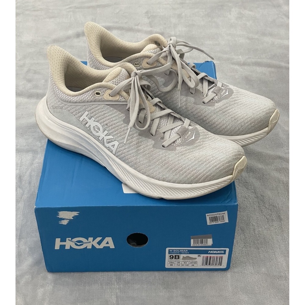 Hoka Solimar Women's Size 9 Nimbus Cloud 1123075-NCSH Running Shoes